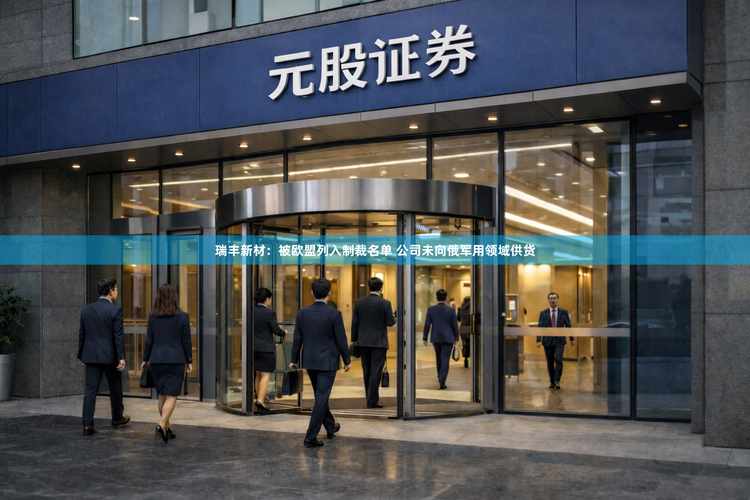 瑞丰新材：被欧盟列入制裁名单 公司未向俄军用领域供货