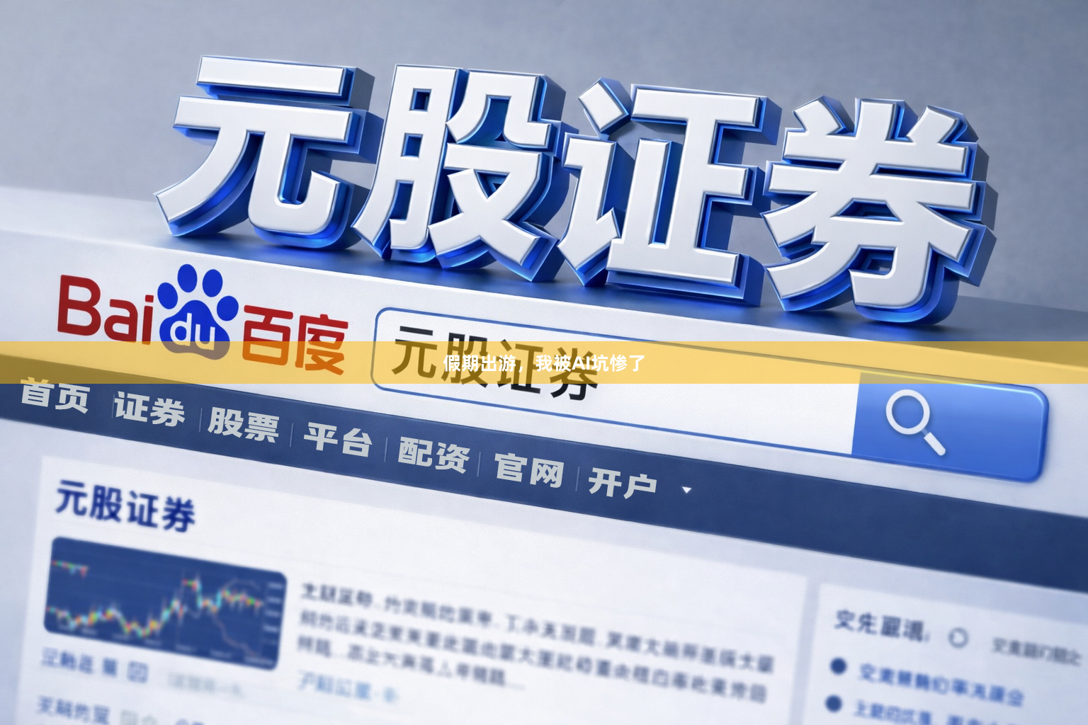 假期出游，我被AI坑惨了